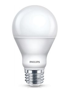120V 6.5W  2700K Philips WarmGlow Dimmable A19 LED Lamp, White