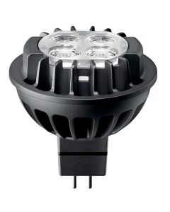 12V 7W 4000K Philips GU5 3 Base MR-16 Dimmable Flood LED Bulb, Black
