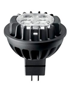 12V 7W 36 Degree, 3000K Philips MR16 GU5 3 Base, AirFlux Dimmable LED Lamp, Black
