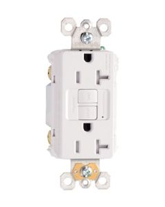20Amp 125V Legrand® Pass & Seymour® Spec-Grade Self-Test Duplex GFCI, White