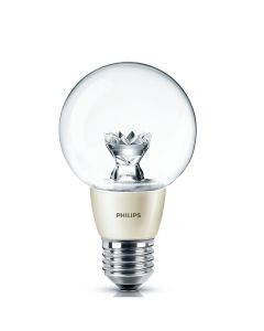4.5W Philips Diamond Spark Clear Dimmable G25 Globe LED Lamp, Medium Base, 2700 Kelvin