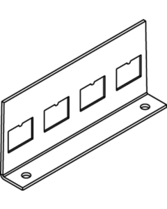 9/16"x3/4" Legrand® Wiremold® RFB4-SS Series Communication Bracket