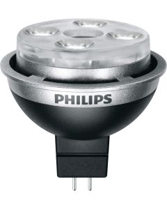 7W 12V 2700K Philips MR16 Dimmable LED Retrofit Lamp with Airflux Technology, Black