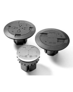 4" 20Amp 861DB Series Wood Floor Box Assembly, Metal