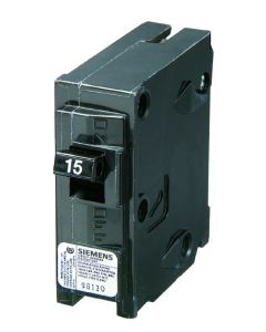 15Amp 120V 10kA 1-Pole Type Q Plug-In Breaker, Black