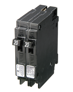 20/20Amp 120V 1-Pole Non-Current Limiting Circuit Breaker, Black