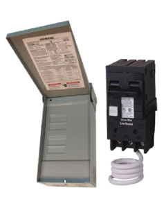 60Amp 3W 120/240V 1P Siemens SPA Panel Package 3R Enclosure Loadcentre with QF260 GFCI