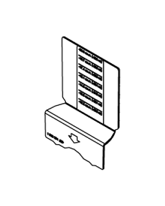 Wiremold®Series Service Dual Divider Plate, Non Metallic