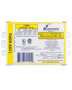 18W 120V Philips Advance Mark 10 Powerline Electronic Dimmable Compact Fluorescent Lamp Ballast, White