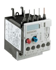 0.45-0.63 Amp Siemens Sirius 3RU111  Bimetallic Class 10 Overload Relay with Screw Terminals