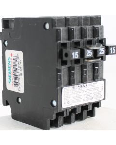 2 Pole 15/25Amp Siemens Breaker Plug Push on Quad