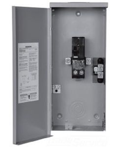 60Amp 1 Phase 120/240V Nema 3R Siemens Load Center, Aluminum