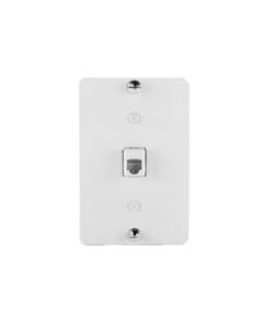 On-Q® 1-Gang 6P6C RJ25 Terminating Wall Phone Plate