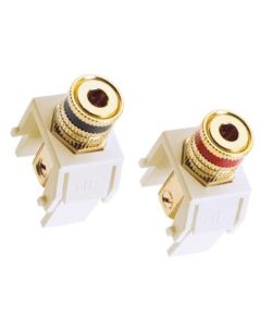 Legrand adorne® Speaker Binding Posts, White