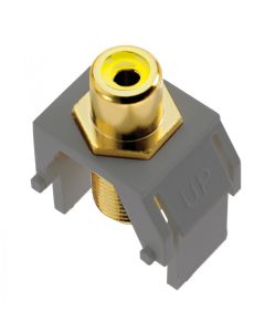 Legrand adorne® Composite Video RCA to F-Connector, Magnesium