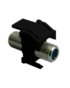 Legrand On-Q® Recessed Nickel Self-Terminating F-Connector, Black