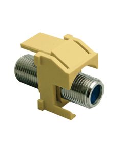 Legrand On-Q® Recessed Nickel Self-Terminating F-Connector, Ivory