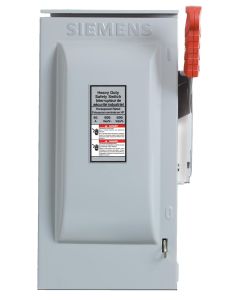 100Amp 600V Siemens Non-Fusible HD Safety Switch Rain-Tite