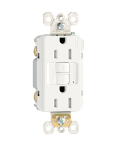 15Amp 125V Trademaster® Spec-Grade Tamper-Resistant Self-Test Duplex GFCI, White
