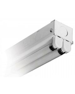 46" 28W 120/277V Canlyte SV Series 2-Lamp T5 Strip Luminaire, White