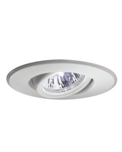 3-3/4" Lytecaster® Low Voltage MR16 Gimbal Reflector Trim, White
