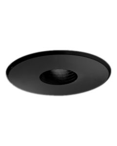 3-3/4" Lytecaster® Adjustable Pinhole Reflector Trim, Matte Black