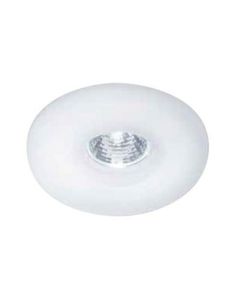 3-3/4" Lytepoints MR16 Downlight Rounded Frosted Glass, White