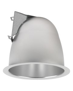 7-3/8" Calculite® CFL, Open Downlight Reflector Trim, Clear Iridescence Free, Molded Trim Ring