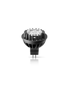 12V 7W 2700K Philips High Output Dimmable LED Lamp, Black