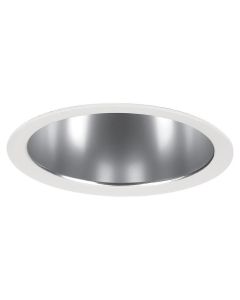 6-3/4" Philips Lightolier® Uniframe™ Compact Fluorescent Performance Series Reflector Trim, Horizontal Wet Location Lensed/Diffused, Clear