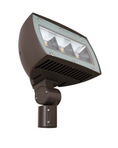 85W 347V 4000K LytePro LED Small Floodlight, Textured Dark Bronze