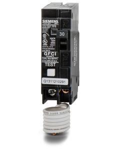 30Amp 120V 10kA 1-Pole Siemens Type Q GFCI Breaker