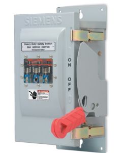 600Amp 600V 3-Pole 3-Wire Siemens Safety Switch Non-Fused, CSA, Heavy Duty, Type 3R