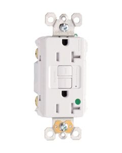 20Amp 125V Pass & Seymour® Hospital-Grade Tamper-Resistant Self-Test Duplex GFCI, Red