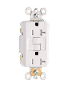 20Amp 125V Pass & Seymour® Spec-Grade Tamper-Resistant Self-Test Duplex GFCI, Red