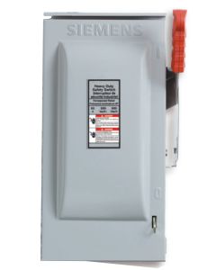 400Amp 600V Siemens 3-Poles 3-Wires Safety Switch, Non-Fusible, Type 3R