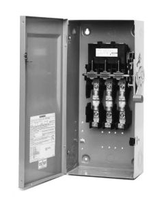 200Amp 240VAC 250VDC 3-Pole 3-Fuse Siemens Fusible Industrial Duty Switch EEMAC 1 Enclosure
