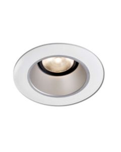 3" LyteCaster LED Accent Round Downlight Trim, Diffused Cone, White