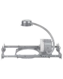 3 3/4" Lightolier 2001F18U Uniframe CFL Housing Non-IC Frame-In Kits, Grey