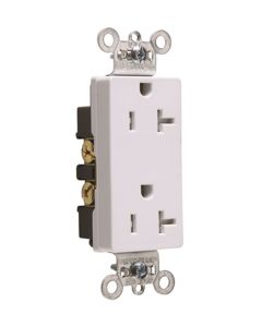 20Amp 125V Legrand® Pass & Seymour® Tamper-Resistant Decorator Spec Grade Receptacle, Side Wire Only, White