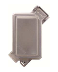 Single-Gang Pass & Seymour® Extra-Duty While-In-Use Weatherproof Cover, Frosted Plastic