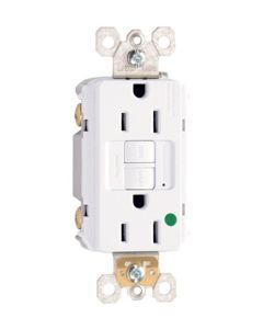 15Amp 125V Legrand® Pass & Seymour® Hospital-Grade Self-Test Duplex GFCI, Black