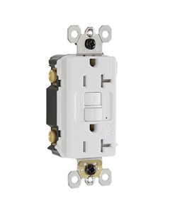 20Amp 125V Legrand® Pass & Seymour® Spec-Grade Weather-Resistant Self-Test Duplex GFCI, White