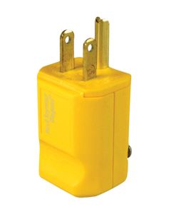15A 125V 2-Pole 3-Wire Legrand® Pass & Seymour® MaxGrip M3 Plug, Yellow