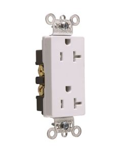 20Amp 125V Legrand® Pass & Seymour® Tamper-Resistant Decorator Spec Grade Receptacle, White