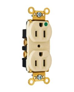 15Amp 125V Legrand® Pass & Seymour® Heavy-Duty Hospital Grade Receptacle, Ivory