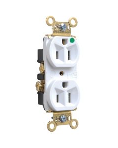 15Amp 125V Legrand® Pass & Seymour® Heavy-Duty Hospital Grade Receptacle, White