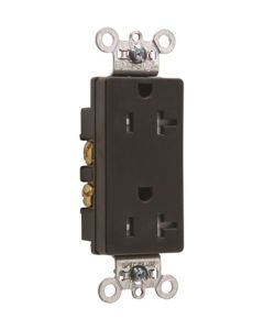 20Amp 125V Legrand® Pass & Seymour® Tamper-Resistant Decorator Spec Grade Receptacle,  Black