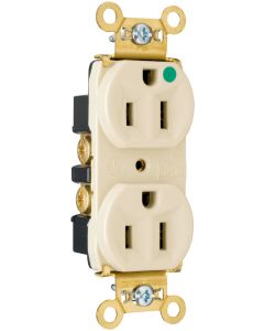 15Amp 125V Legrand® Pass & Seymour® Heavy-Duty Hospital Grade Receptacle, Brown