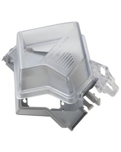 Legrand® Pass & Seymour® Single Gang Shallow While-In-Use Cover, Gray/Clear